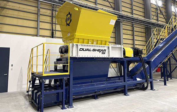 0次破砕(せん断破砕機)